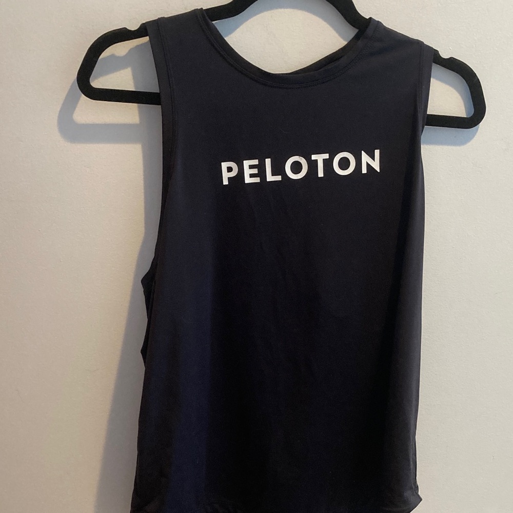 Peloton Women's Black Muscle Tee